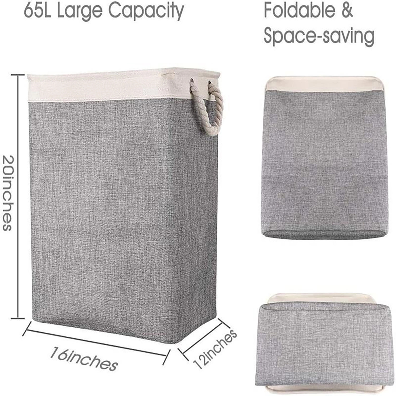 Foldable Dirty Clothes Basket 5