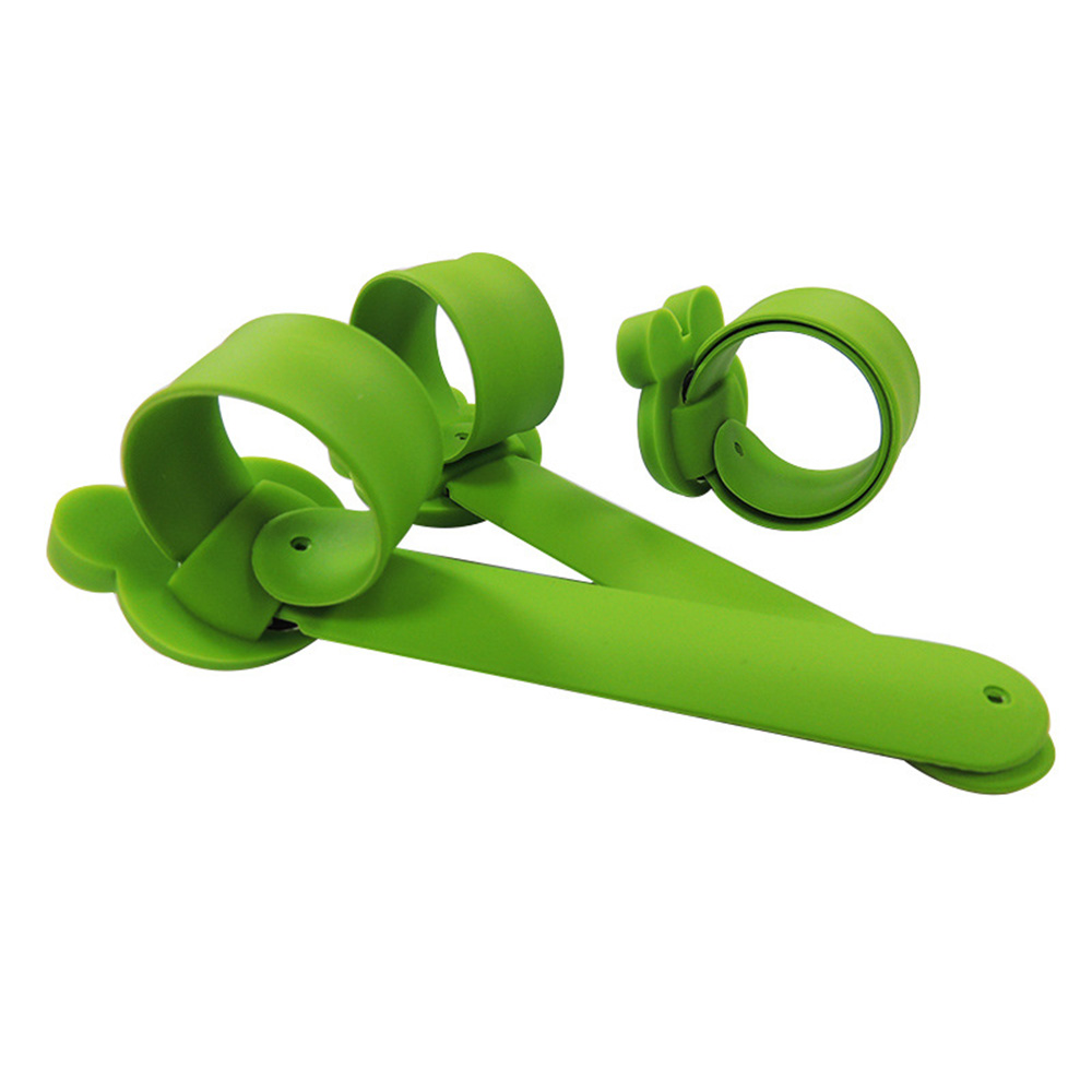 Children silicone watch cartoon frog clap ring 5