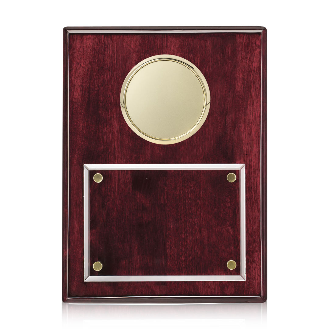 Jansenn Plaque - Rosewood/Gold 4