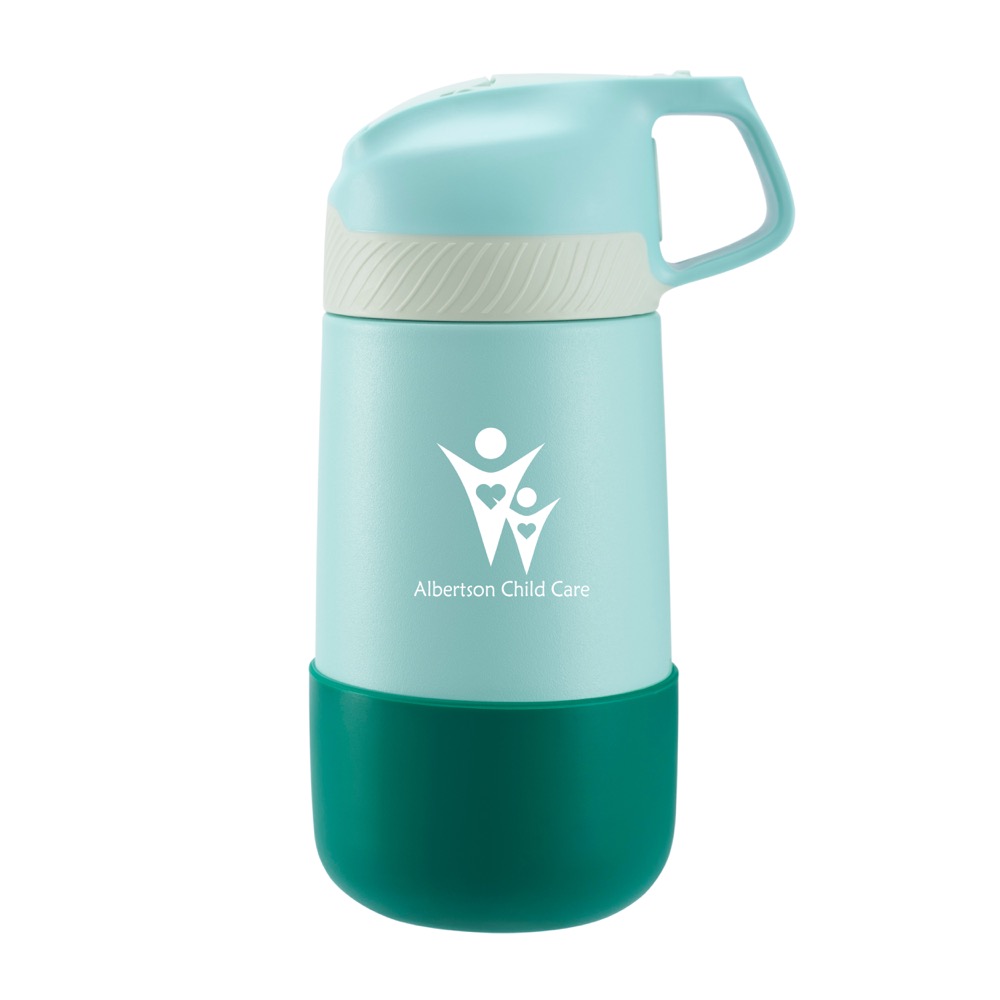 12 Oz 316 Ss Double Wall Water Bottle With Pop-Up Straw Lid For Kids 9