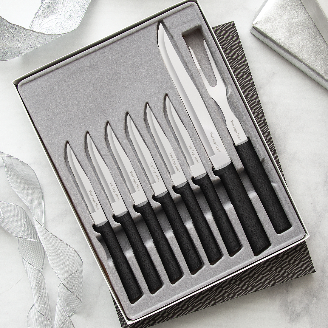Meat Lover's Gift Set w/Black Handle 3