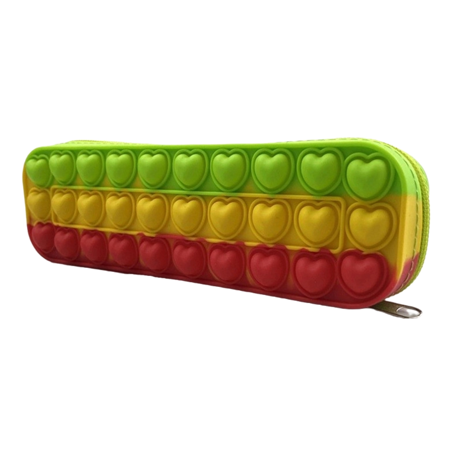 Large Capacity Silicone Bubble Decompression Pencil Case 9