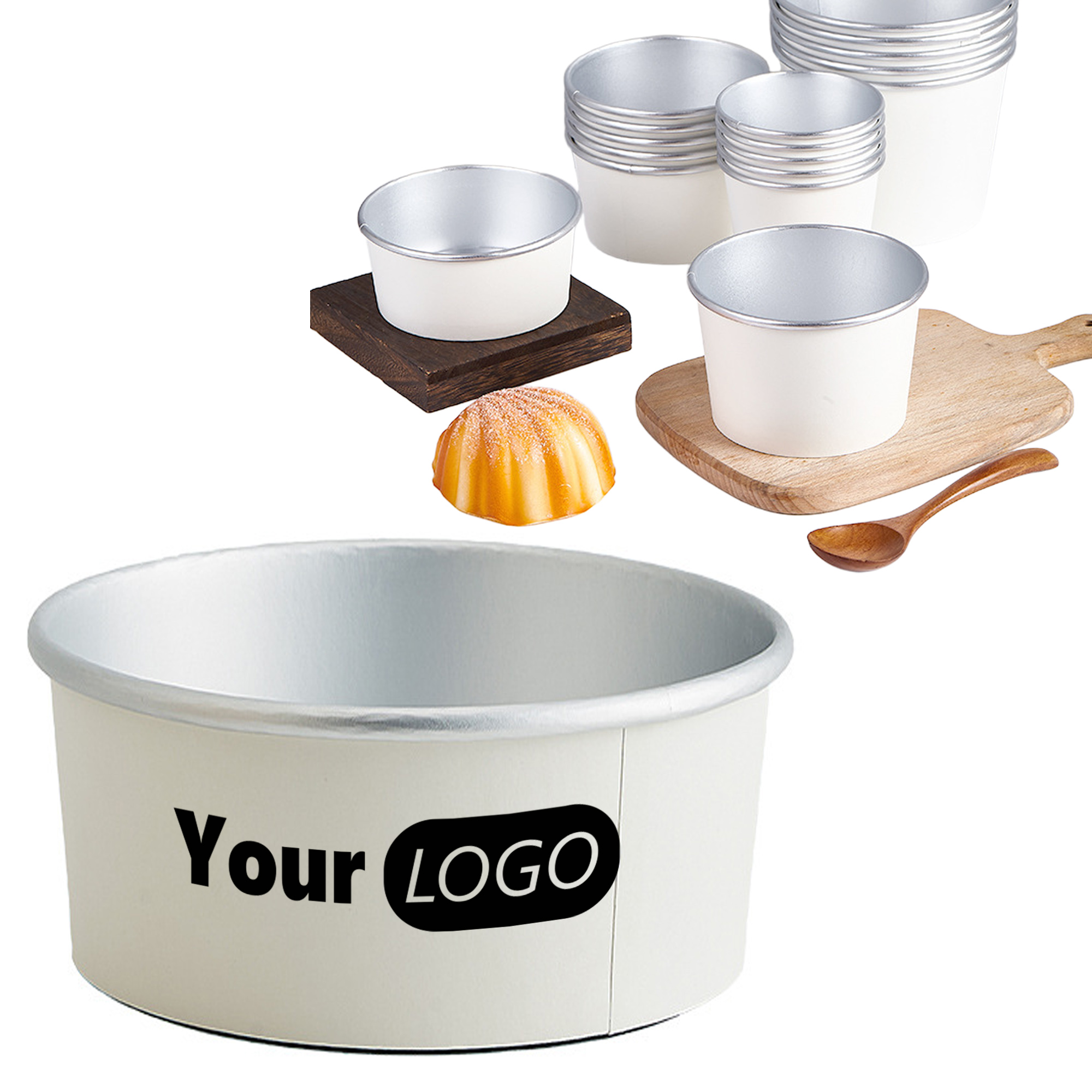 Aluminum Foil Paper Bowls Suitable for Food 4