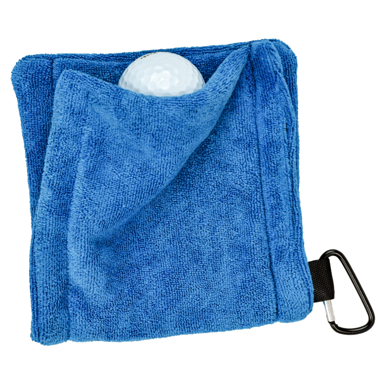 TiTUS® Microfiber Golf Ball Towel with Carabiner Clip 2