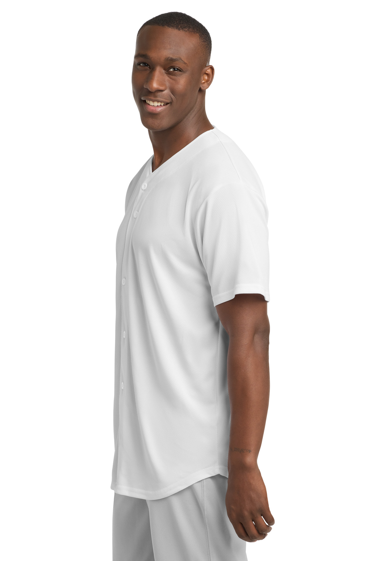 Sport-Tek PosiCharge Tough Mesh Full-Button Jersey. ST220 41