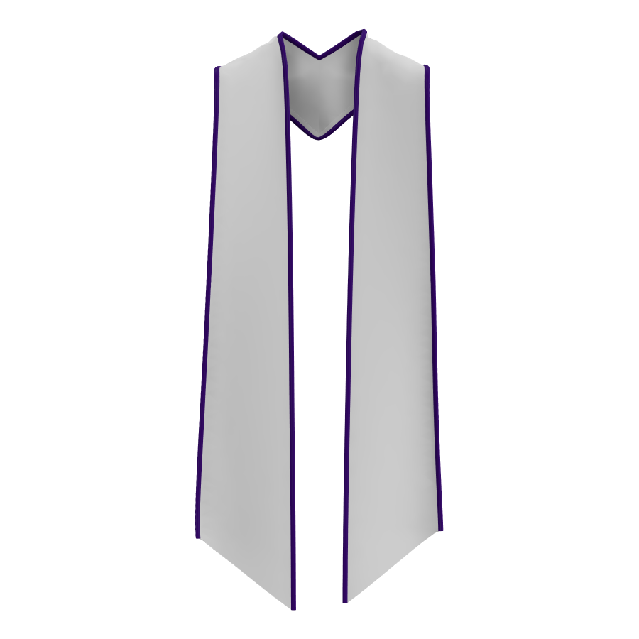 Satin Sash w/ Contrast Color Piping (84"x6") 2