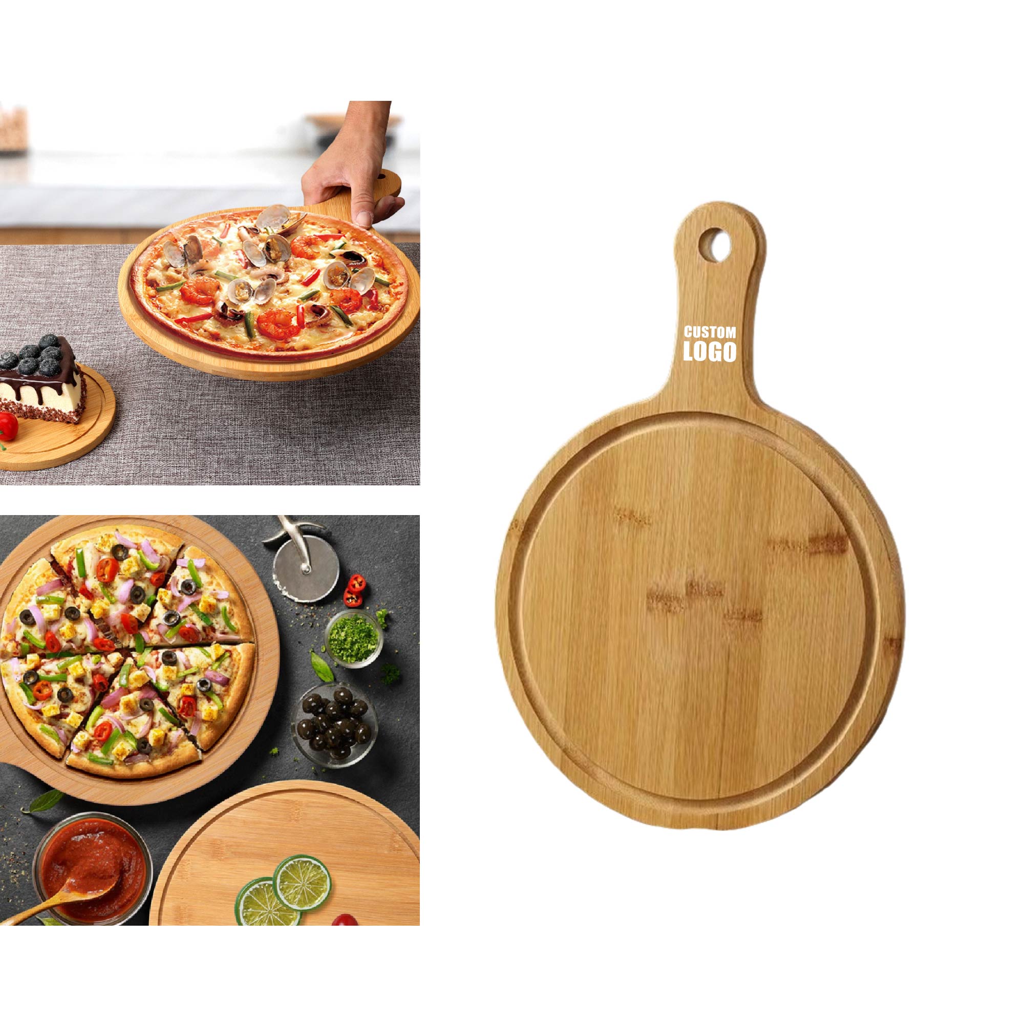 MOQ 10 pcs Wooden Western Food Tray 2