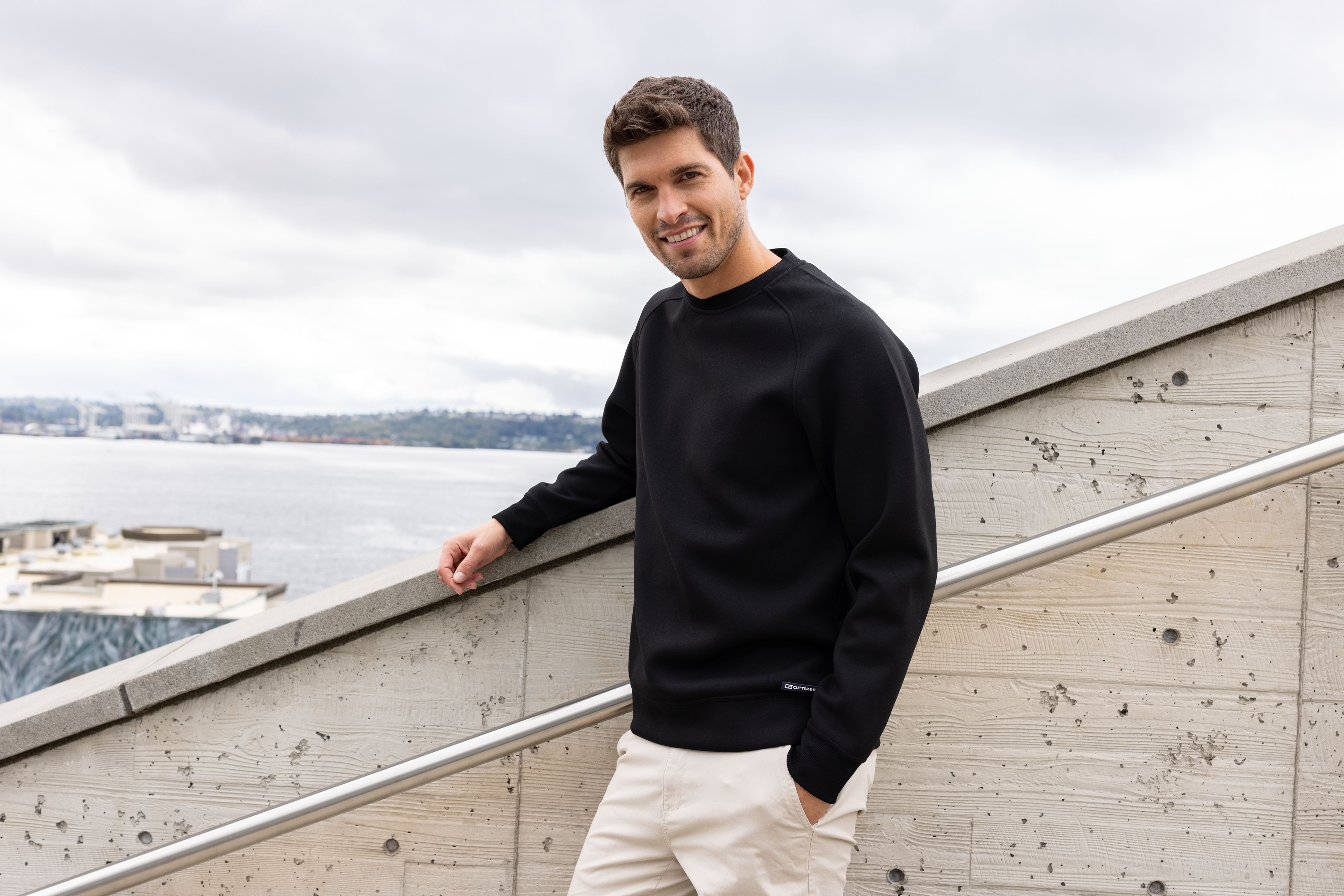 Roam Recycled Crew Neck Mens Pullover