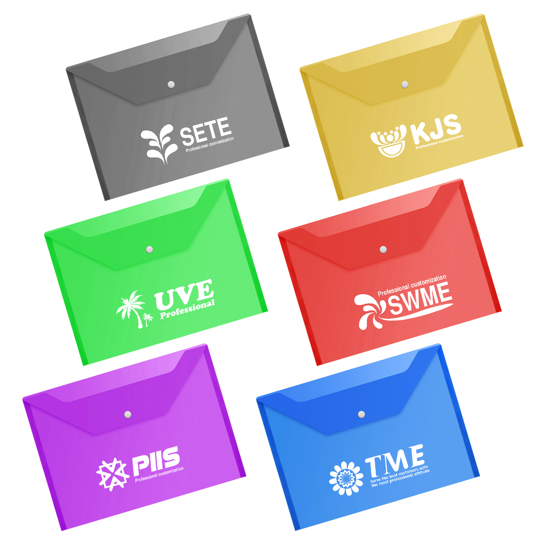A4 Clear Plastic Folders 2