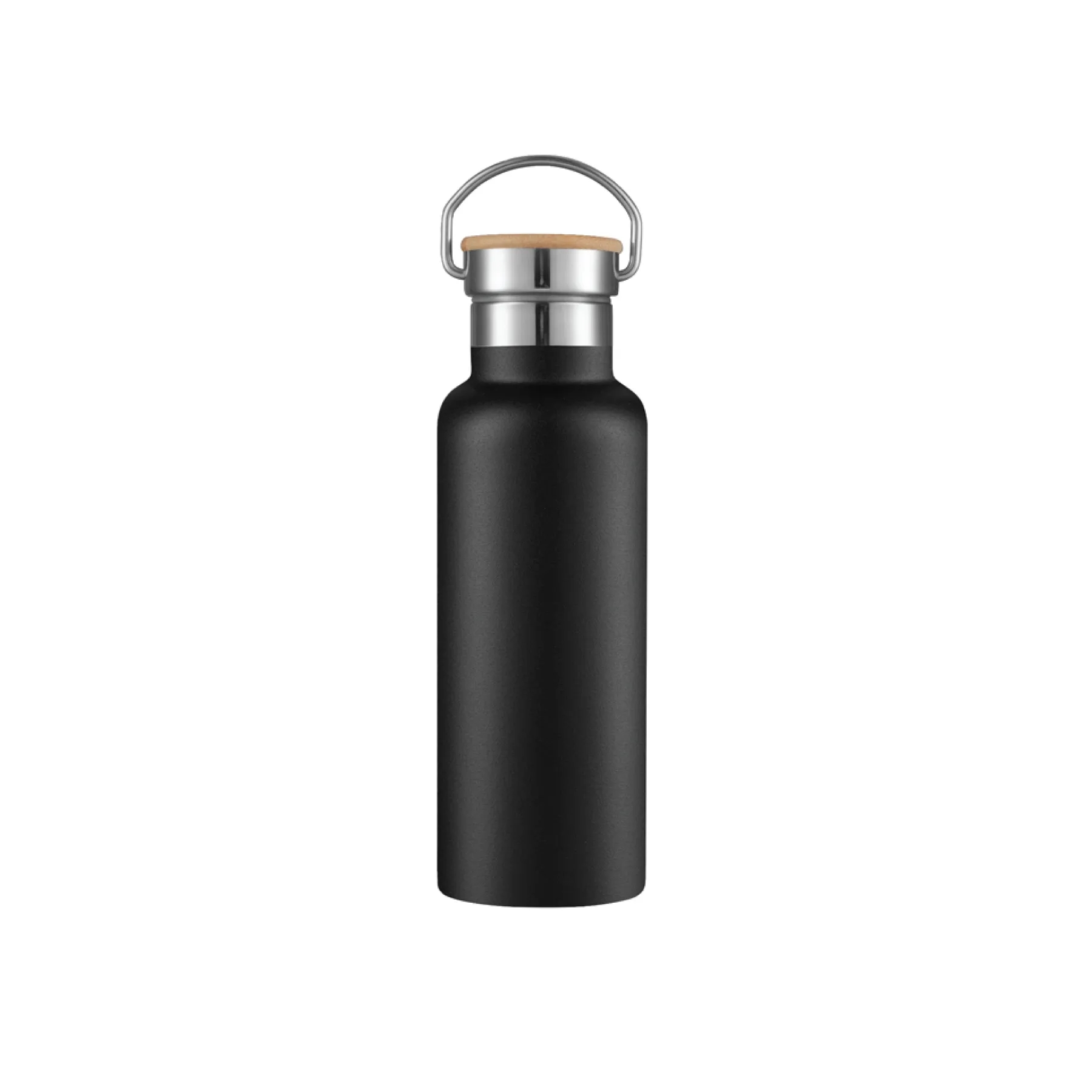 17oz Wood Lid Stainless Tumbler with Handle 8
