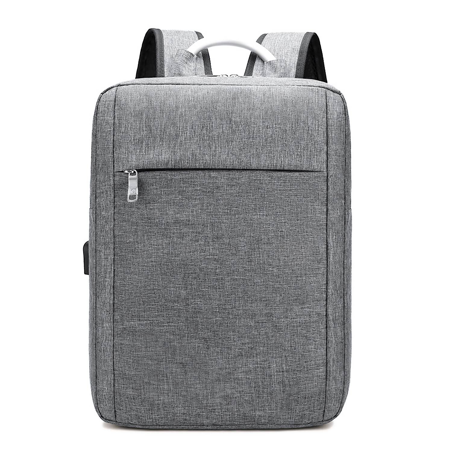 Mens Business Laptop Backpack w/ USB Charging Port 6