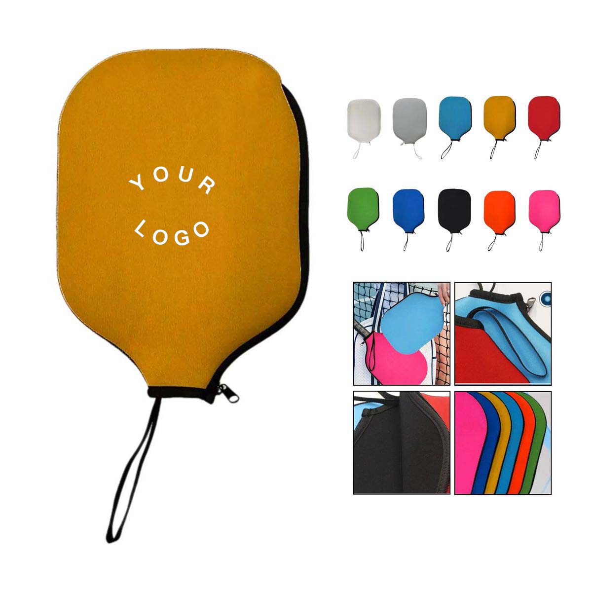 Pickleball Paddle Case with Soft Neoprene Padding 5