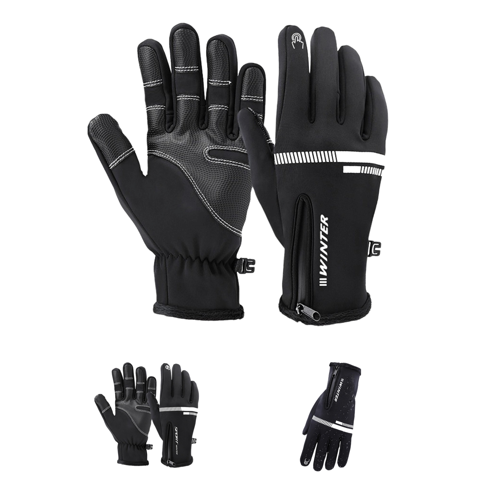 Touchscreen Fleece Waterproof Gloves 2