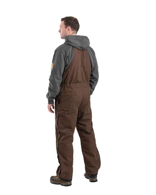 Men's Heartland Insulated Washed Duck Bib Overall - B377 8
