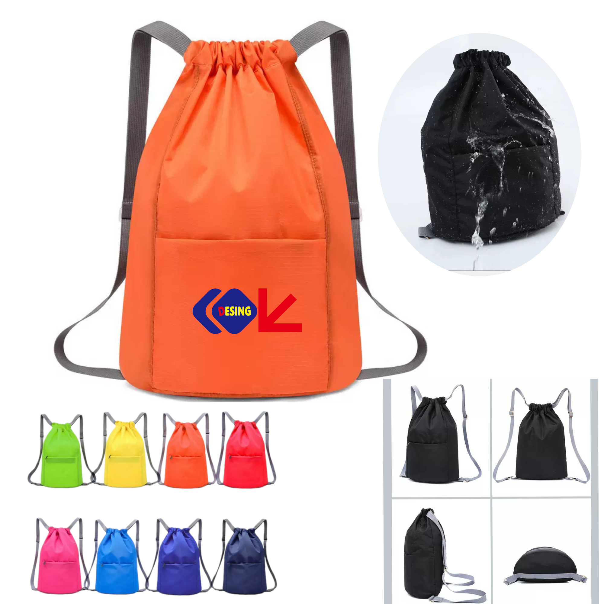 Small Drawstring Backpack 2