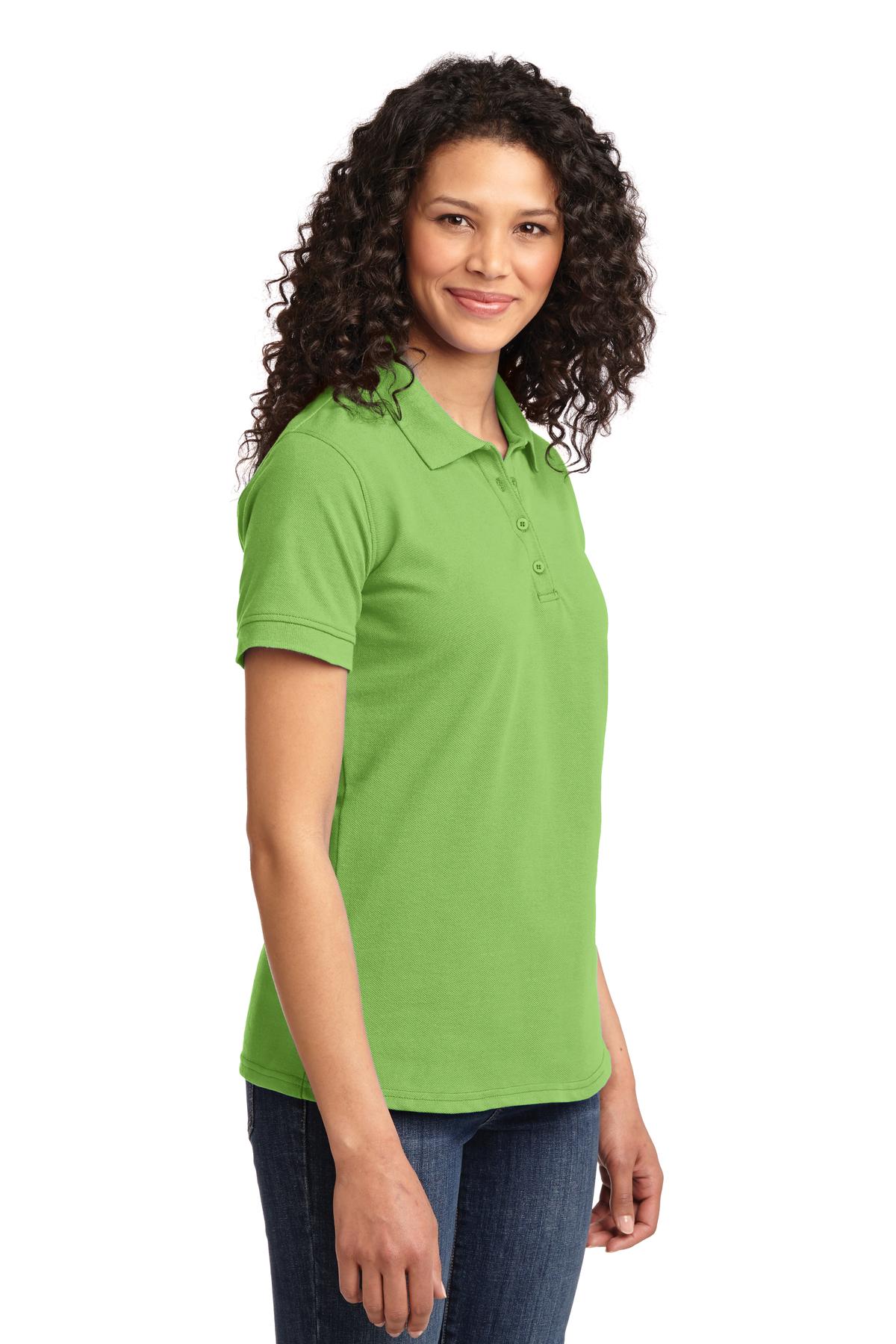 Port & Co Women's Core Blend Pique Polo. LKP155 41