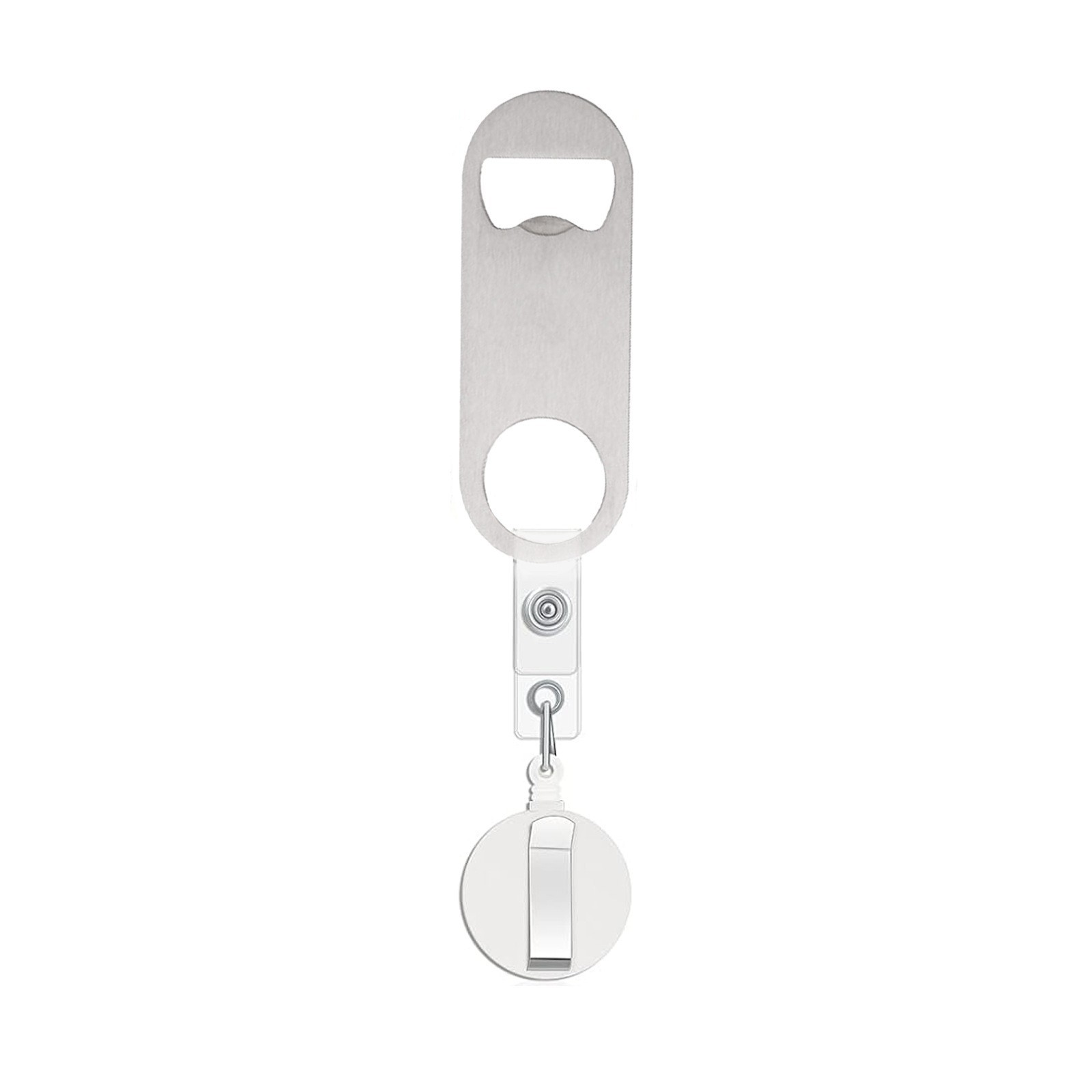 Retractable Badge Holder W/ Beer Bottle Opener & Clip 6