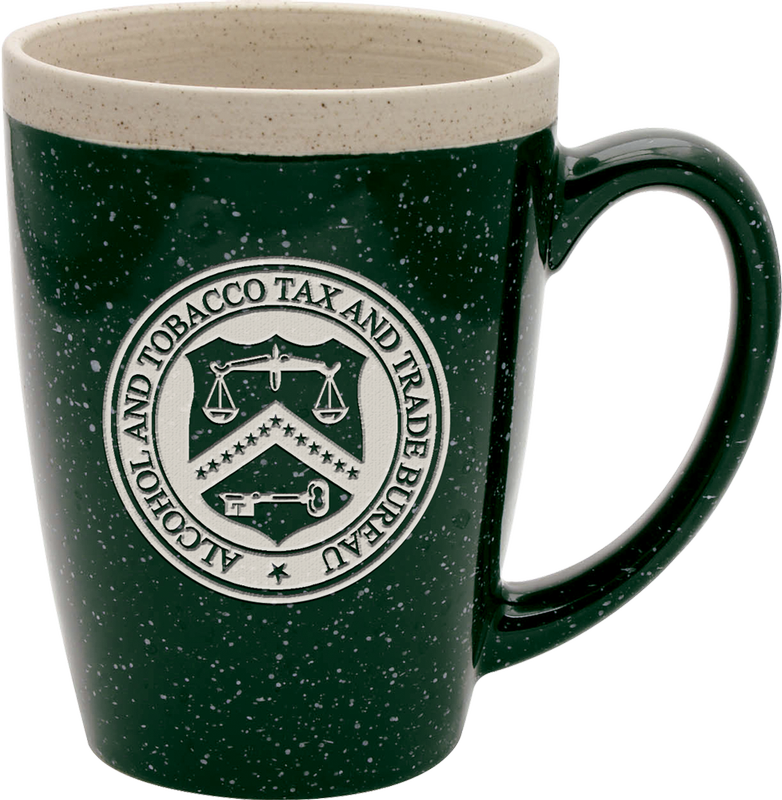 16 oz. Adobe Ceramic Mug - Deep Etched 16