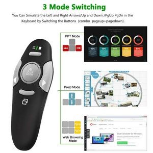 Wireless Presenter Remote Powerpoint Presentation Clicker 3