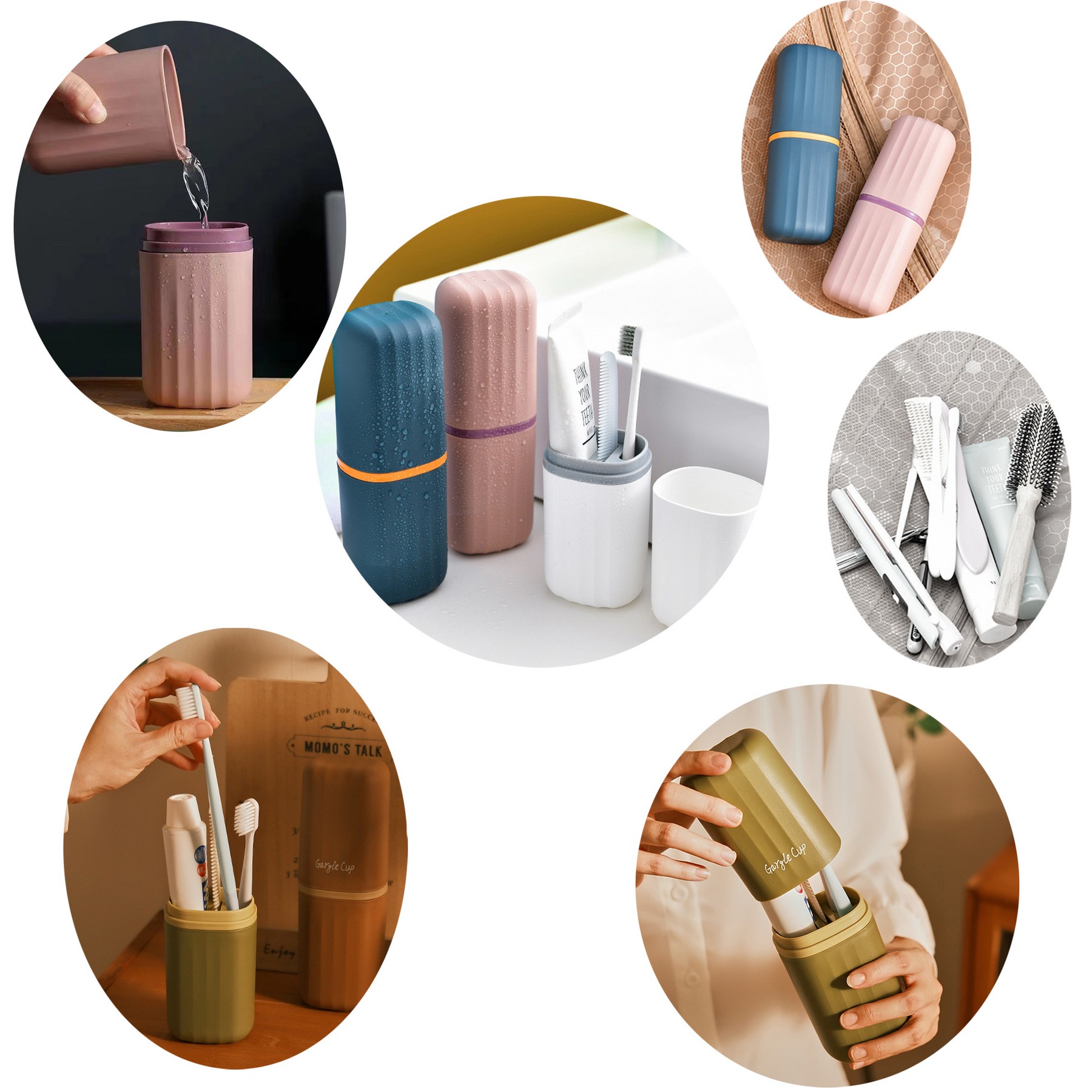 Portable Toothbrush Travel Storage Cup 5