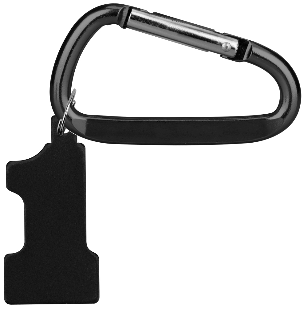 Aluminum Key Holder & Dog Tag with Carabiner 1