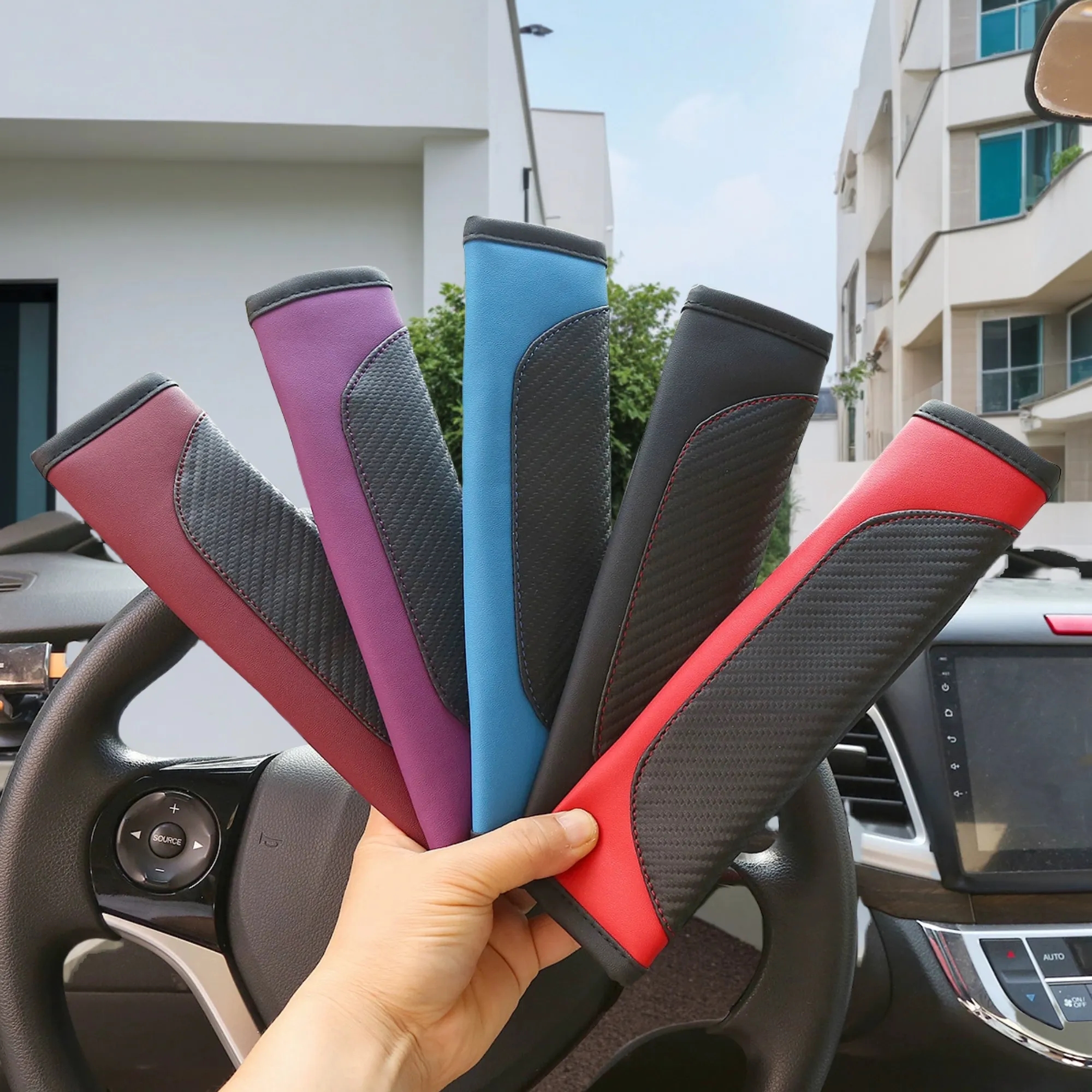 Seat Belt Shoulder Guard Covers 5