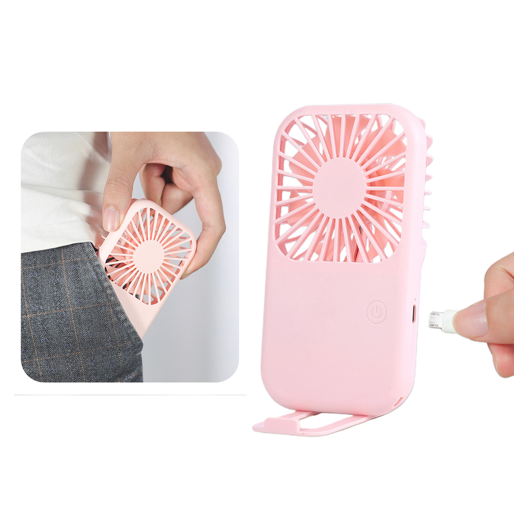 USB Mini Portable Fan W/ 3 Speed Adjustable 4