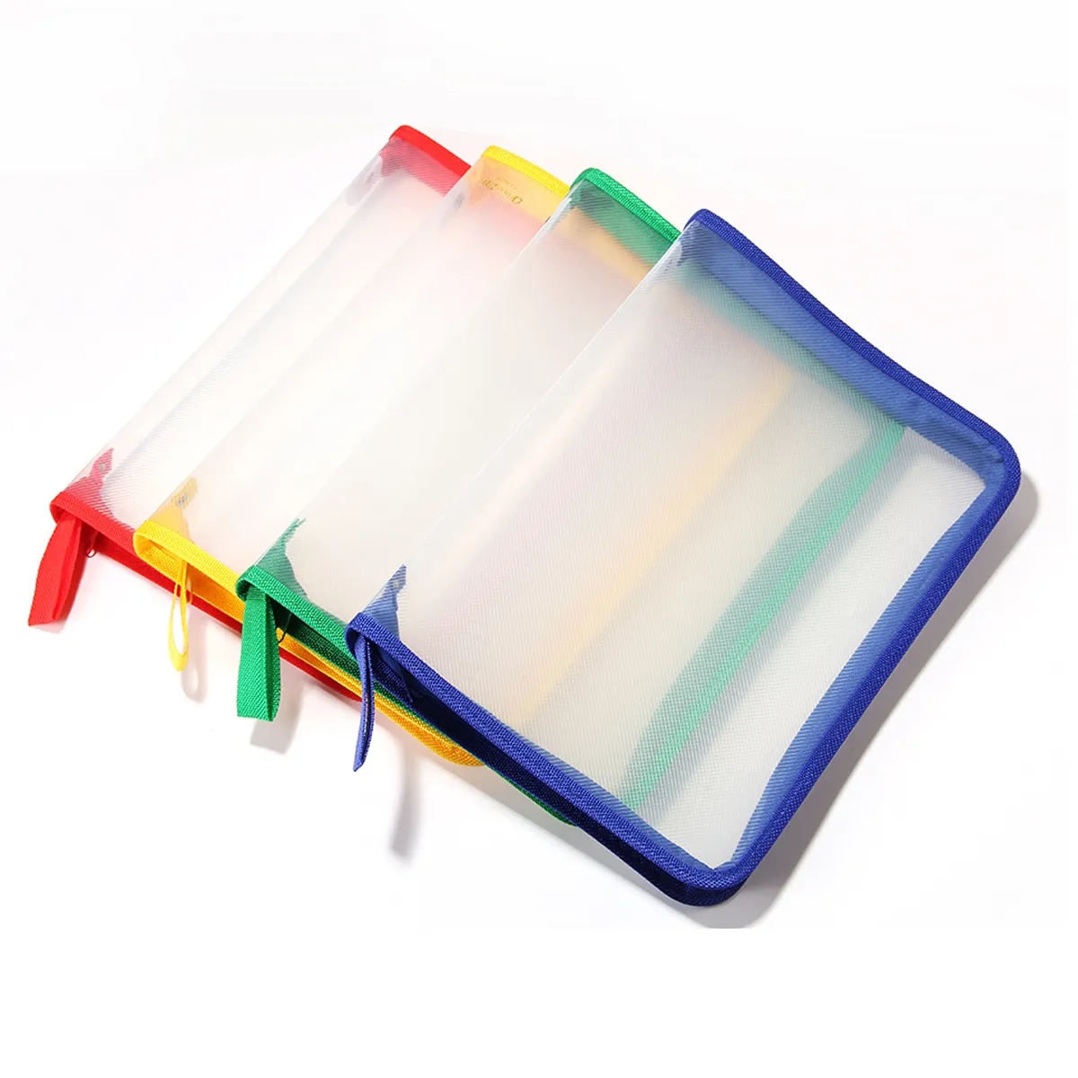 A4 Transparent Zipper File Bags Waterproof Document Folder 4