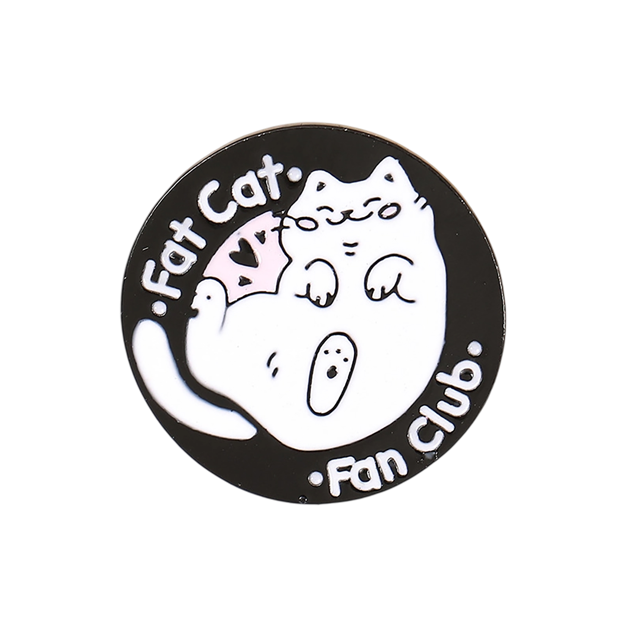 Round Zinc Alloy Metal Badge With Enamel Coating 1.2" 3