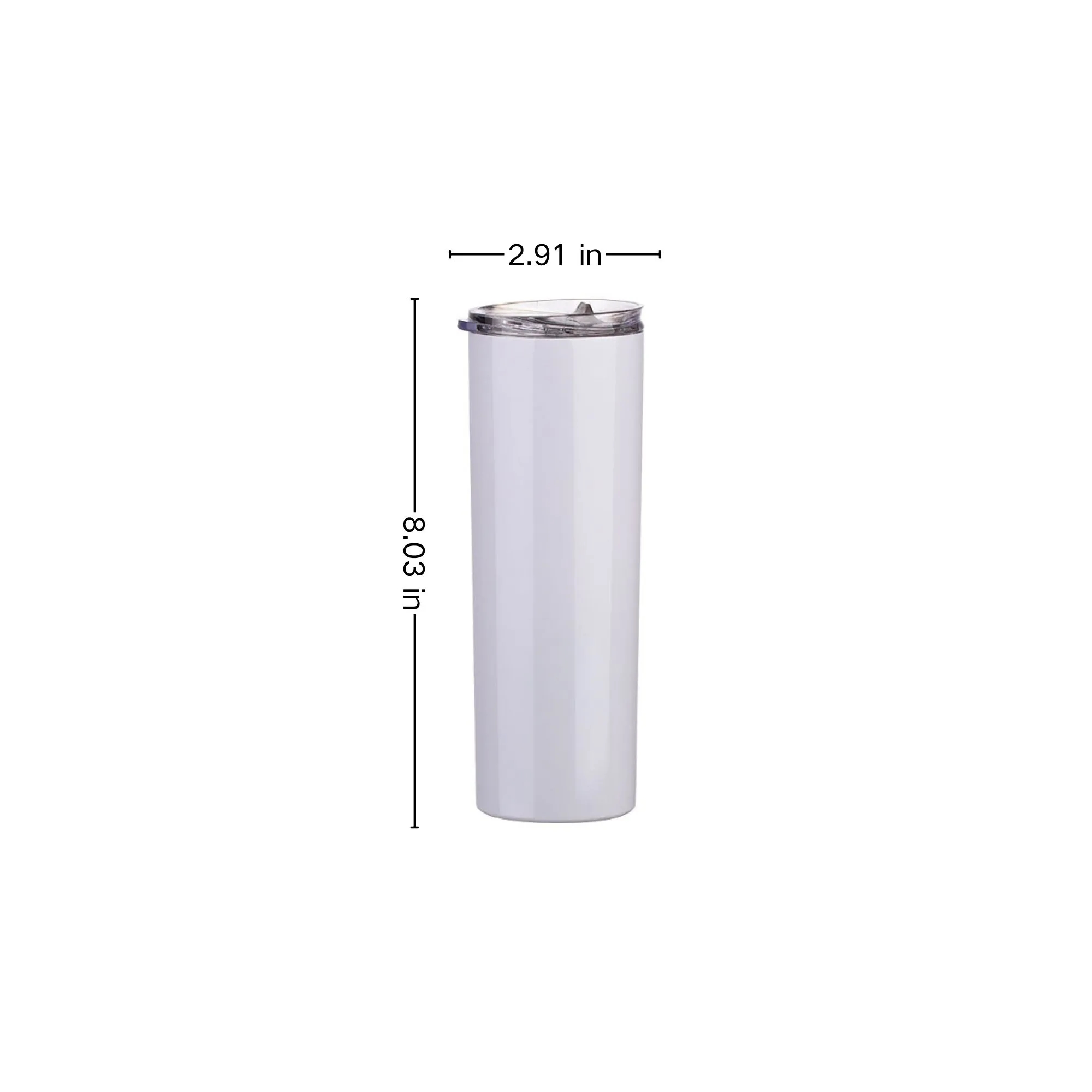 20oz Stainless Steel Straw Lid Insulated Cup 4
