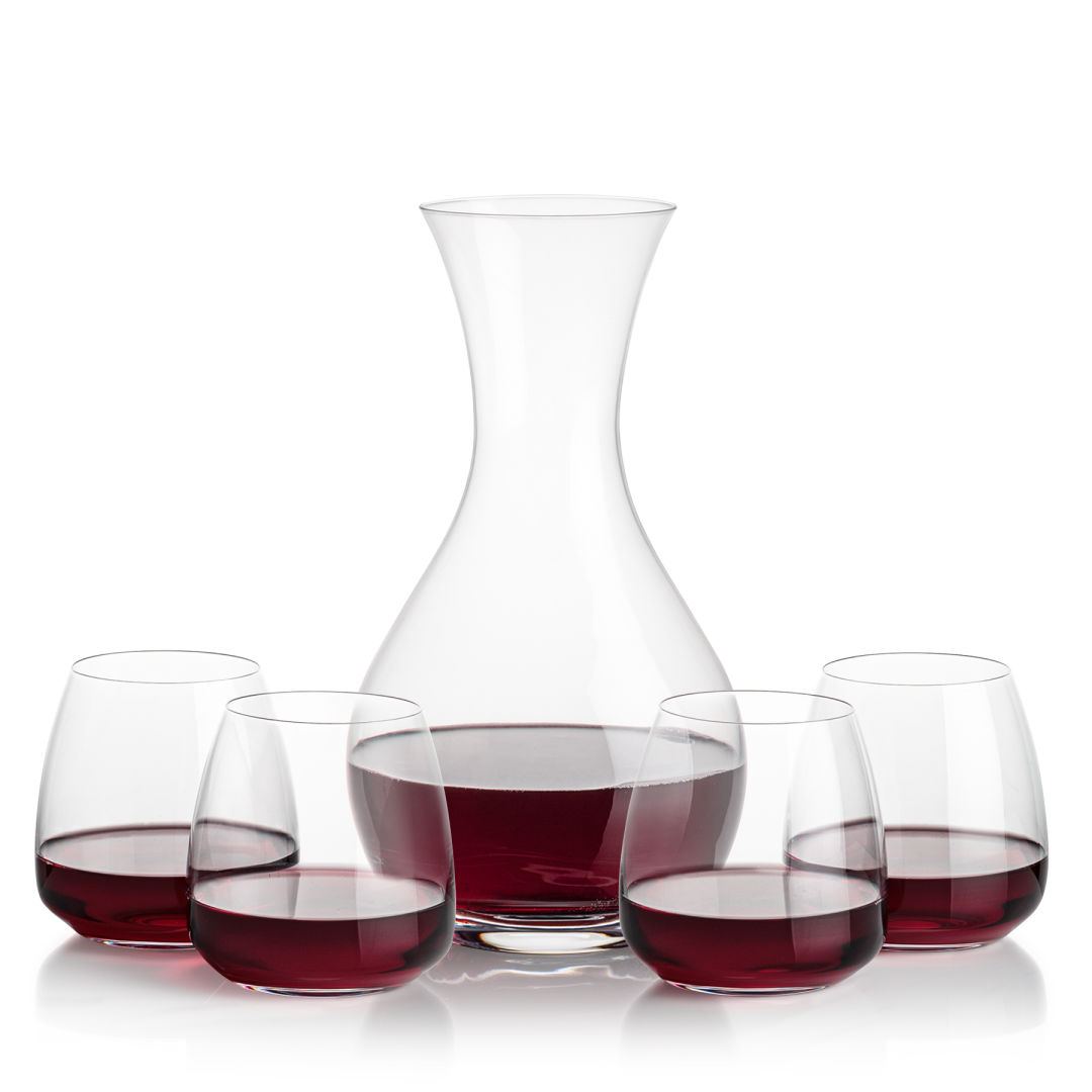 Adelita Carafe & Hogarth Stemless Wine 3