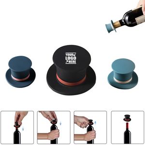 Elegant Top Hat Silicone Wine Cap Bottle Stopper 9