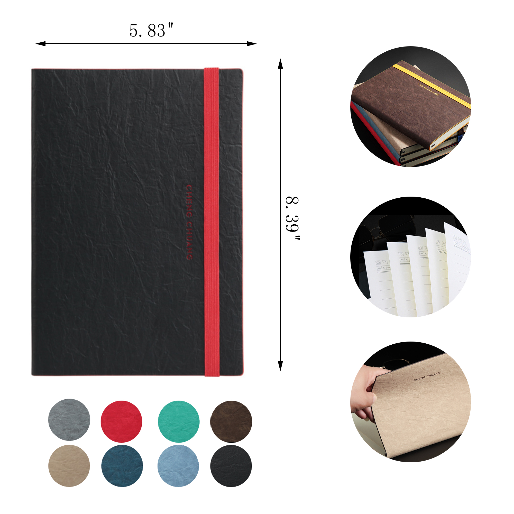 MOQ 30 Pcs A5 Hardcover Journal 3