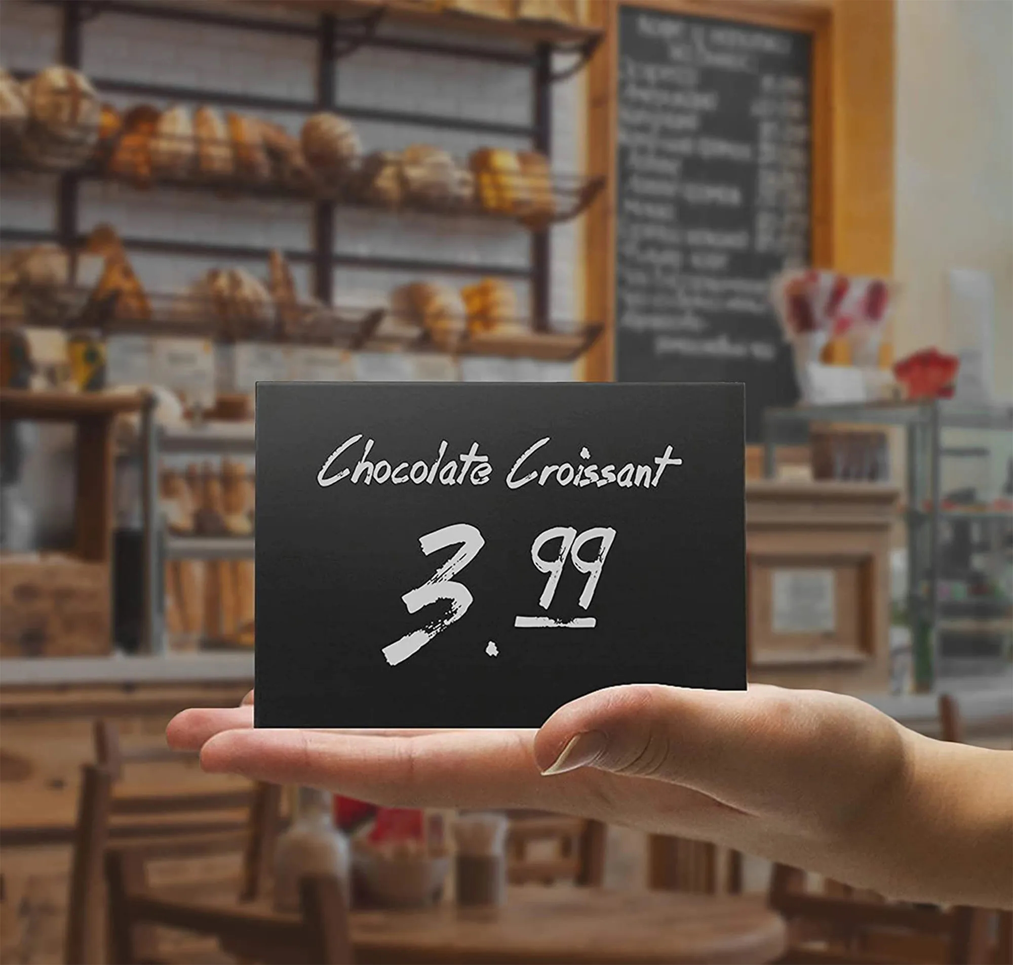 Rewritable PVC Desktop Nameplate &Price Tag 3