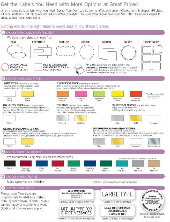 Labels - Circle, Polyester Film Stock 3