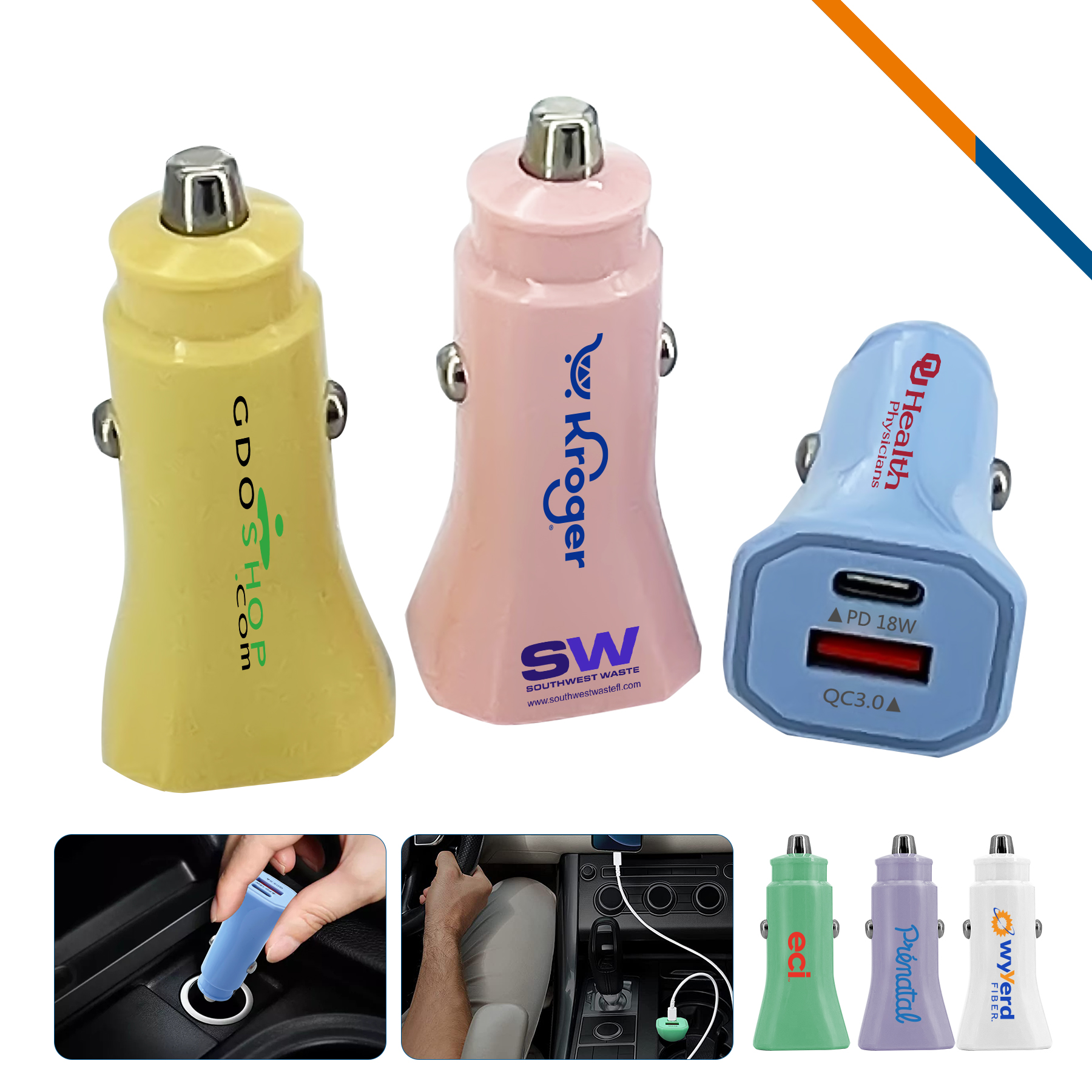 Depro PD Dual Car Charger 6