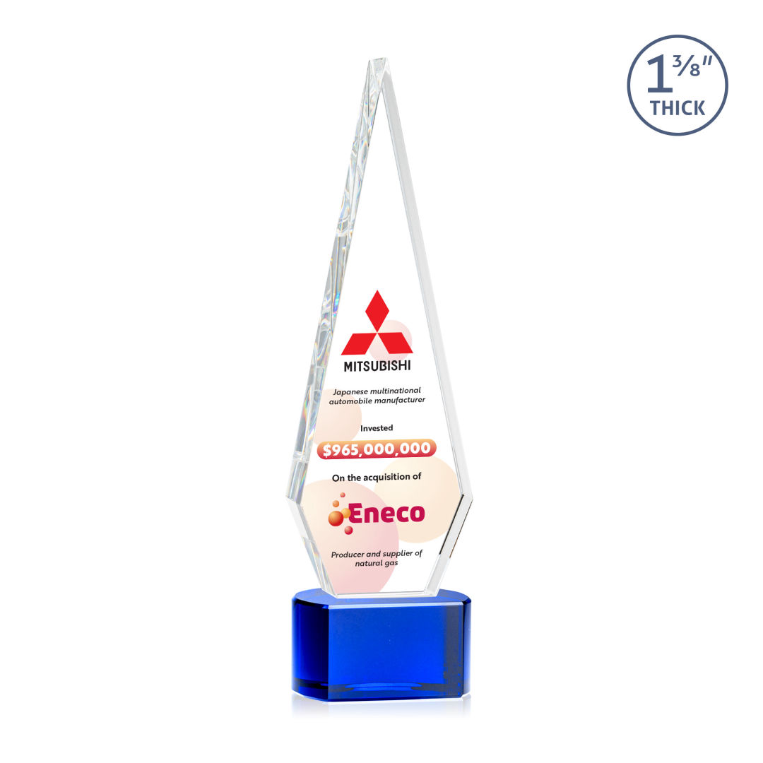 Springfield VividPrint™ Award on Paragon Base - Blue 9