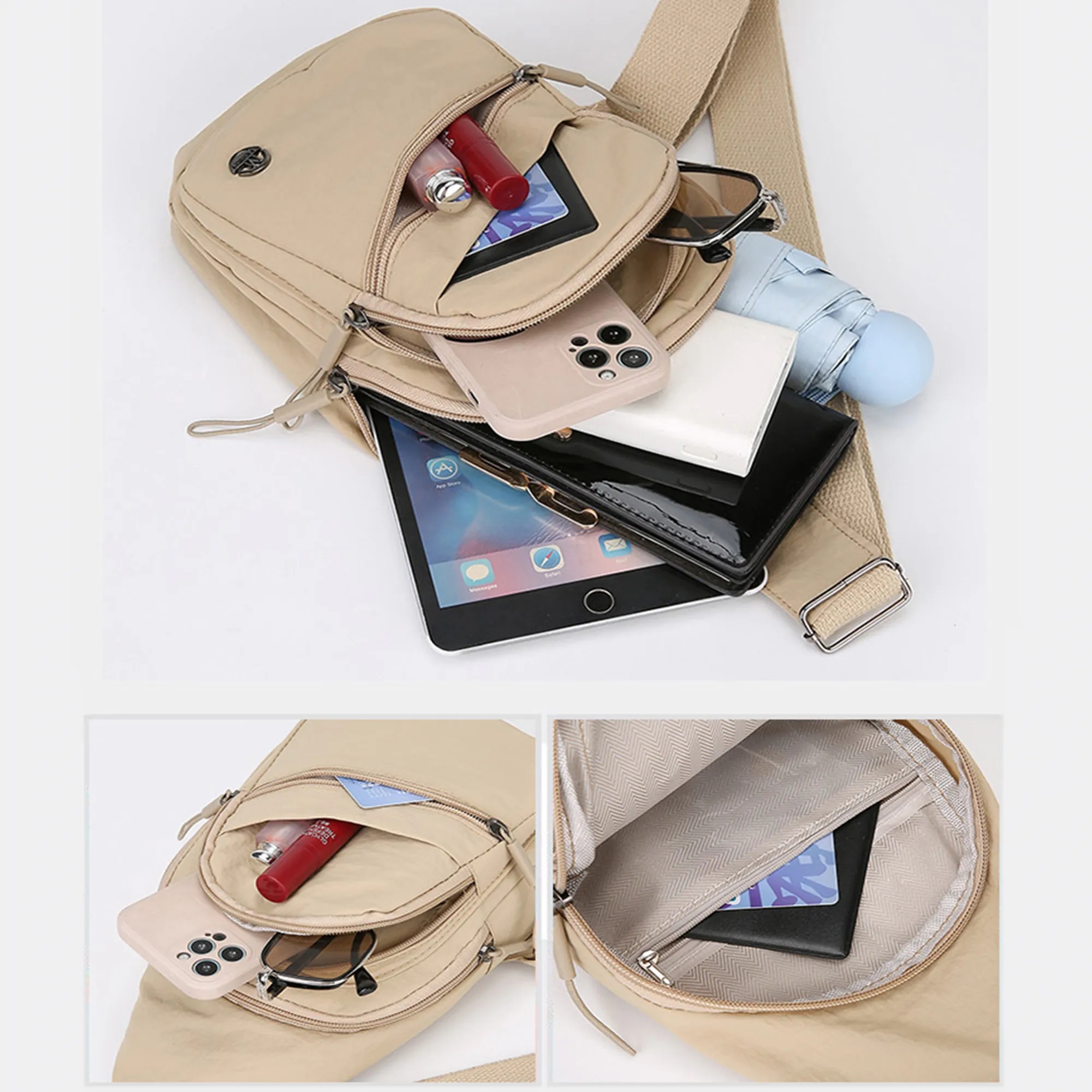 Waterproof Large Capacity Crossbody Bag 6
