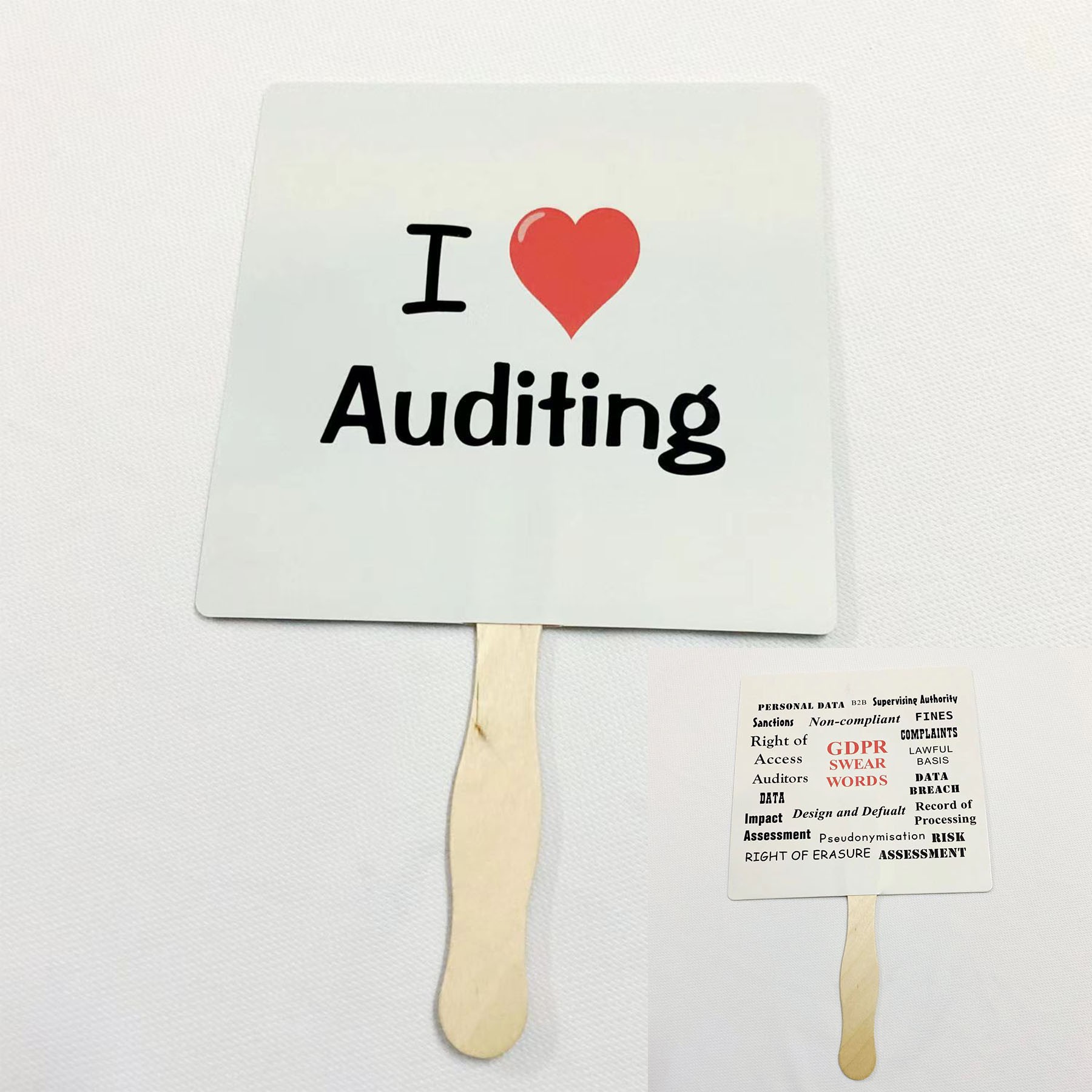 Customizable Full Color Advertising Fan 2