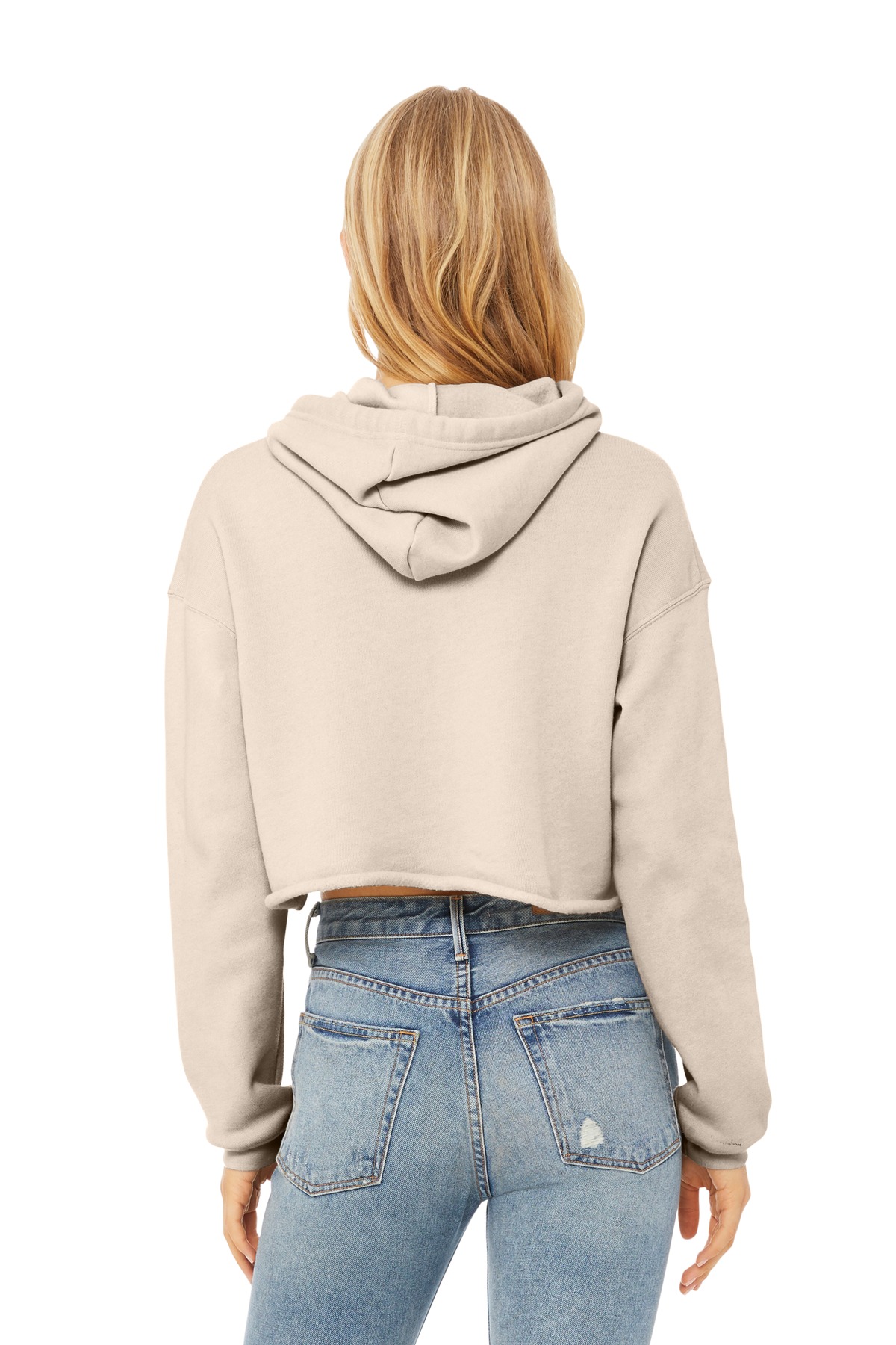 BELLA+CANVAS Women's Sponge Fleece Cropped Fleece Hoodie. BC7502 24