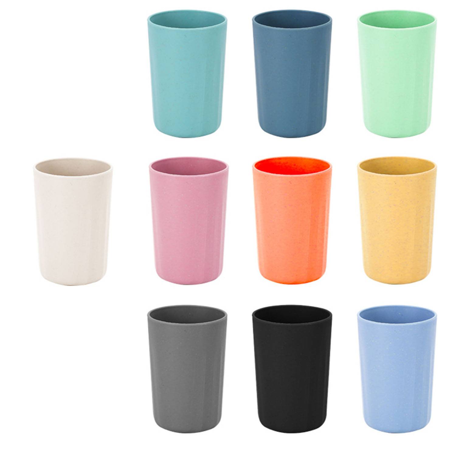 10oz striped simple household toothbrush cup 3