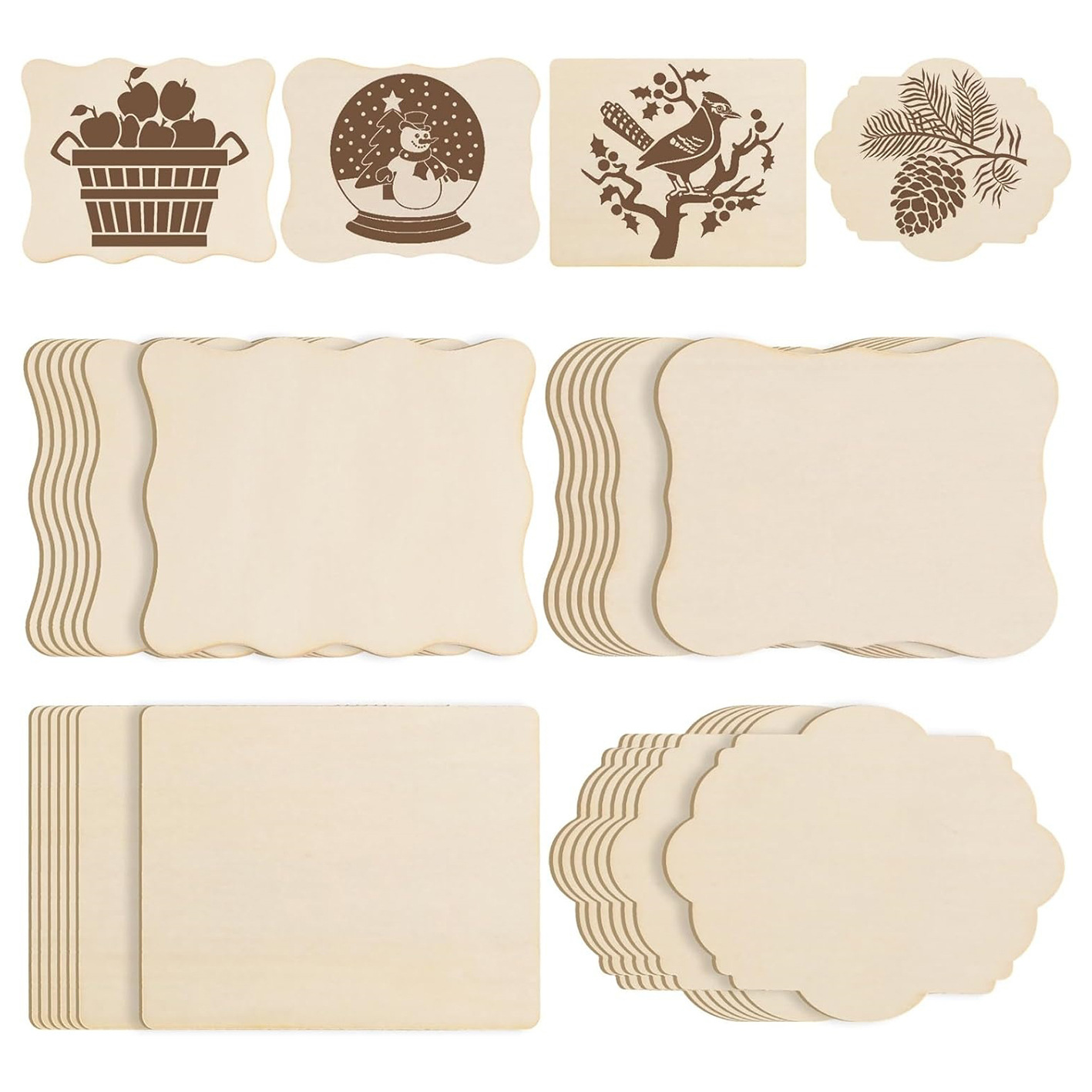 Wooden Coaster Set for Drinks 2