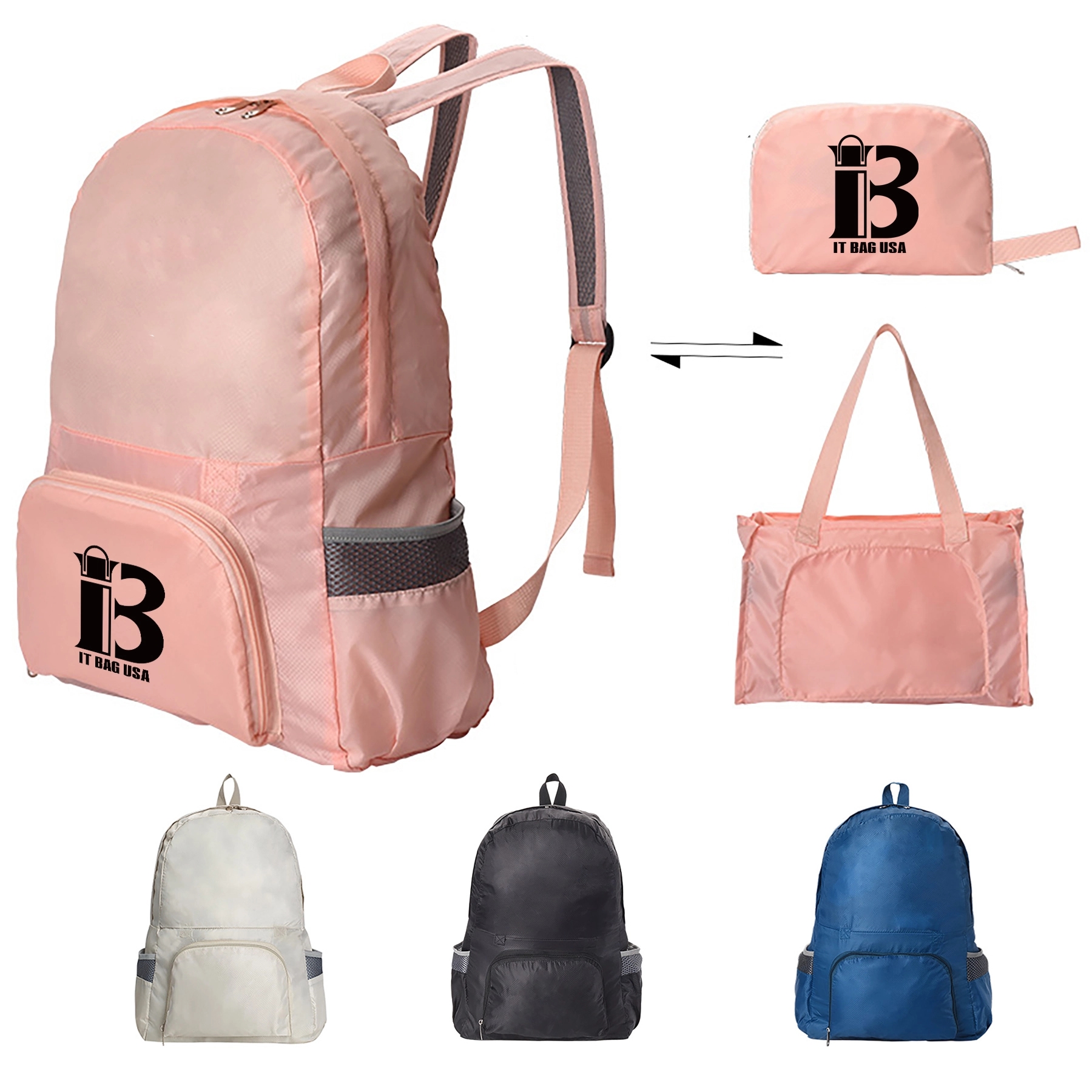 Foldable Backpack Compact Packable Travel Day Pack 2