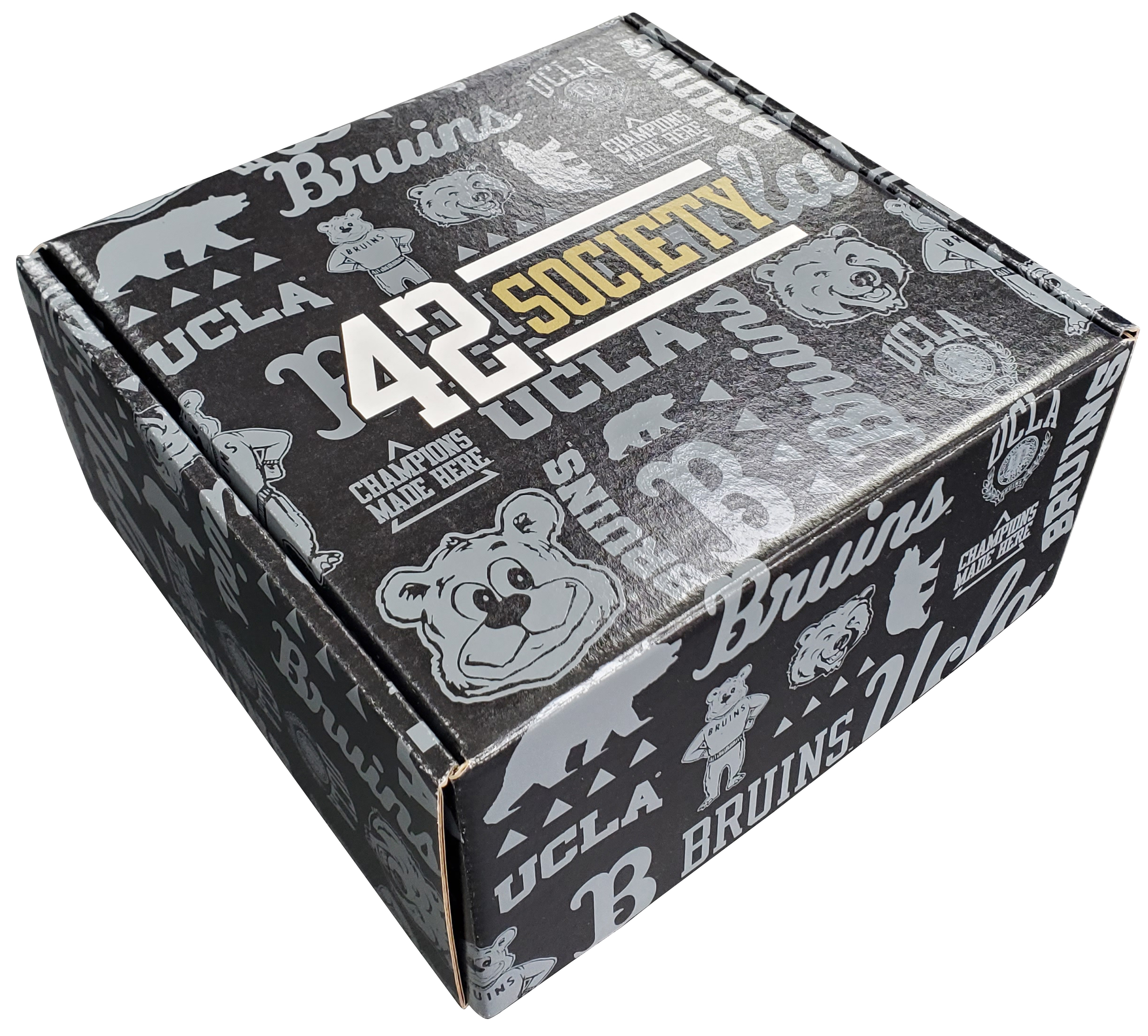 8" X 8" X 4" - E-Flute Outside Tuck Box 1