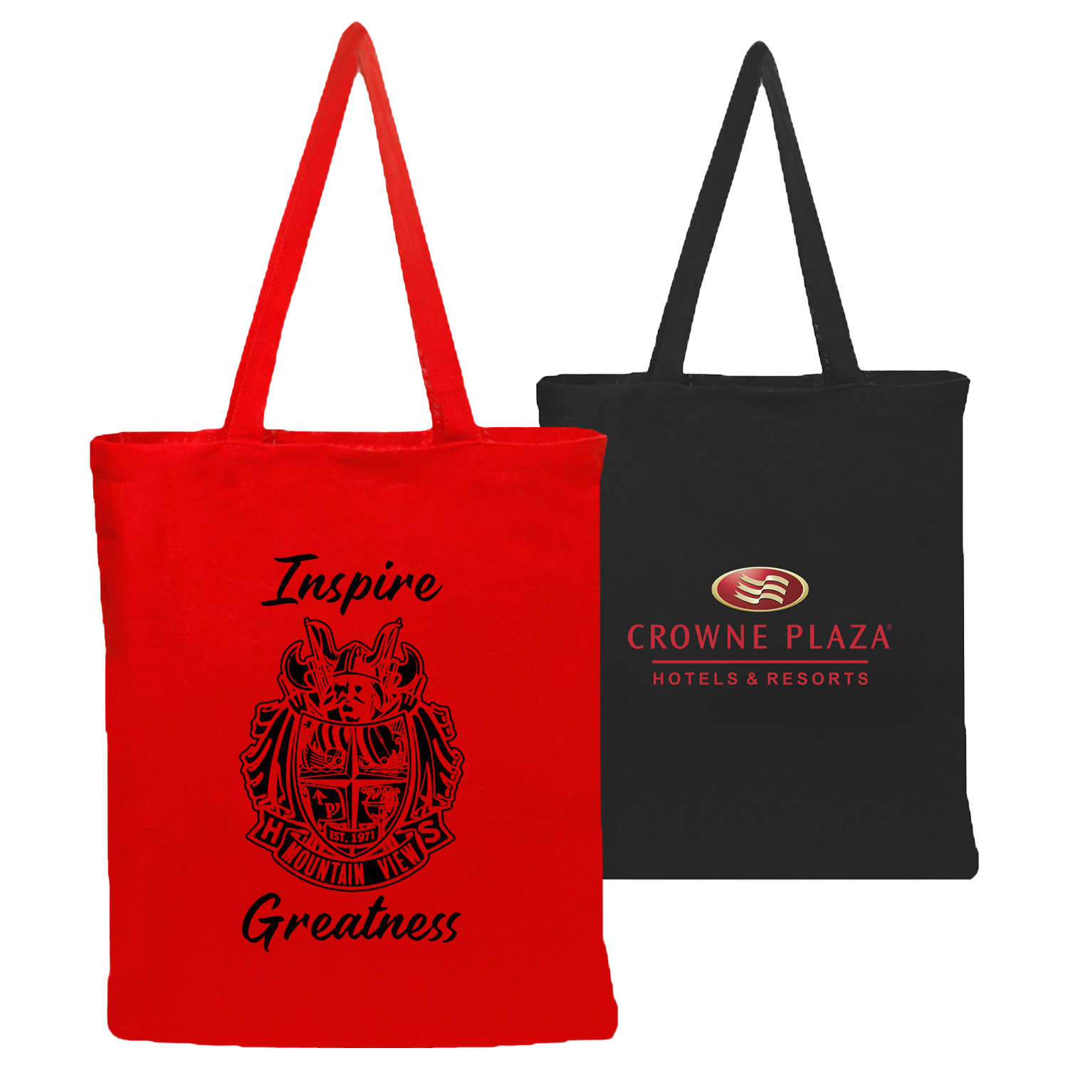 Color Cotton Canvas Tote Bags, custom tote bag with logo imprint 2