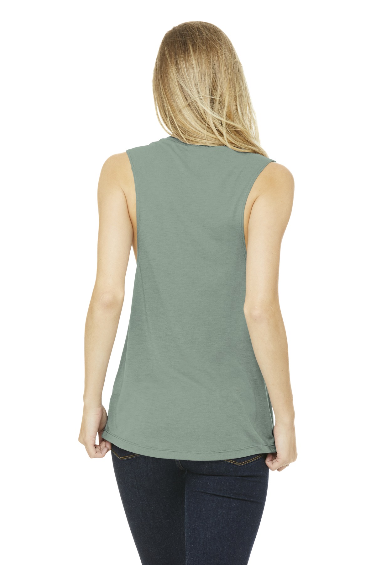 BELLA+CANVAS Women's Flowy Scoop Muscle Tank. BC8803 85