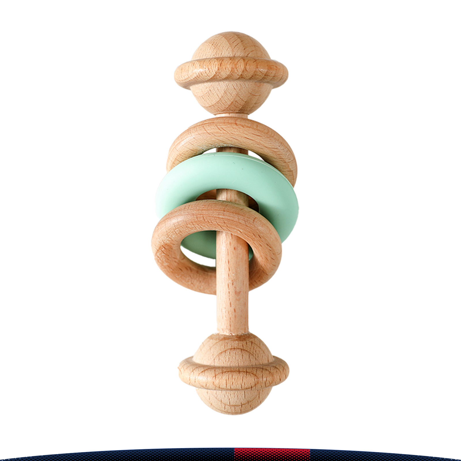 Narde Wooden Ring Rattle 4