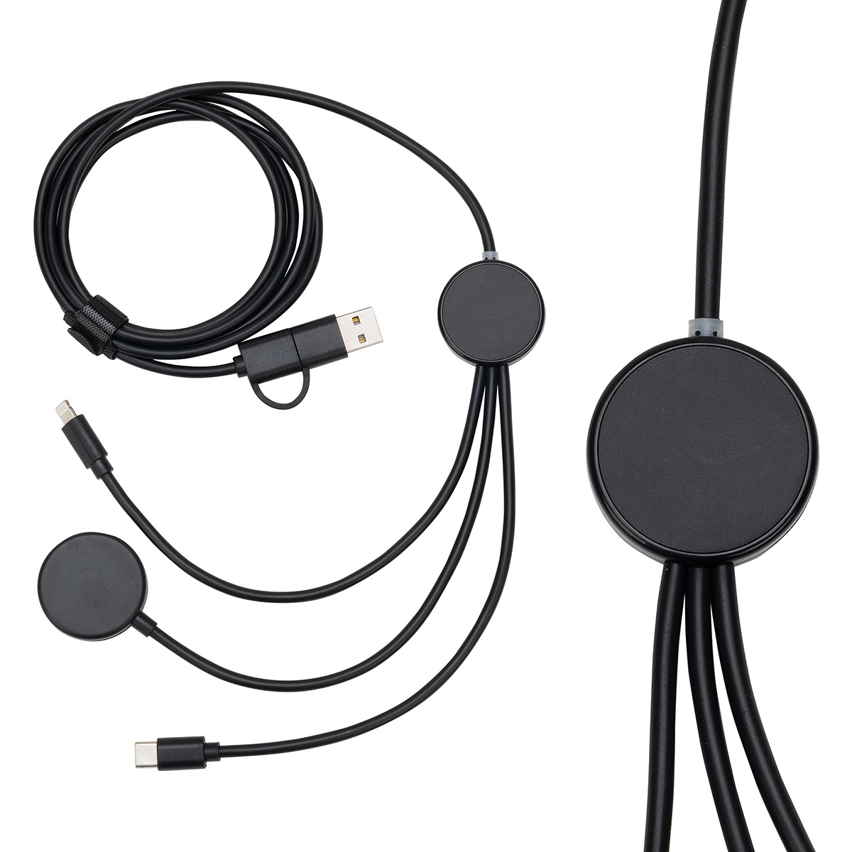 Infinity 5-in-1 59" Charging Cable with Watch Charger & Light-Up Logo 7