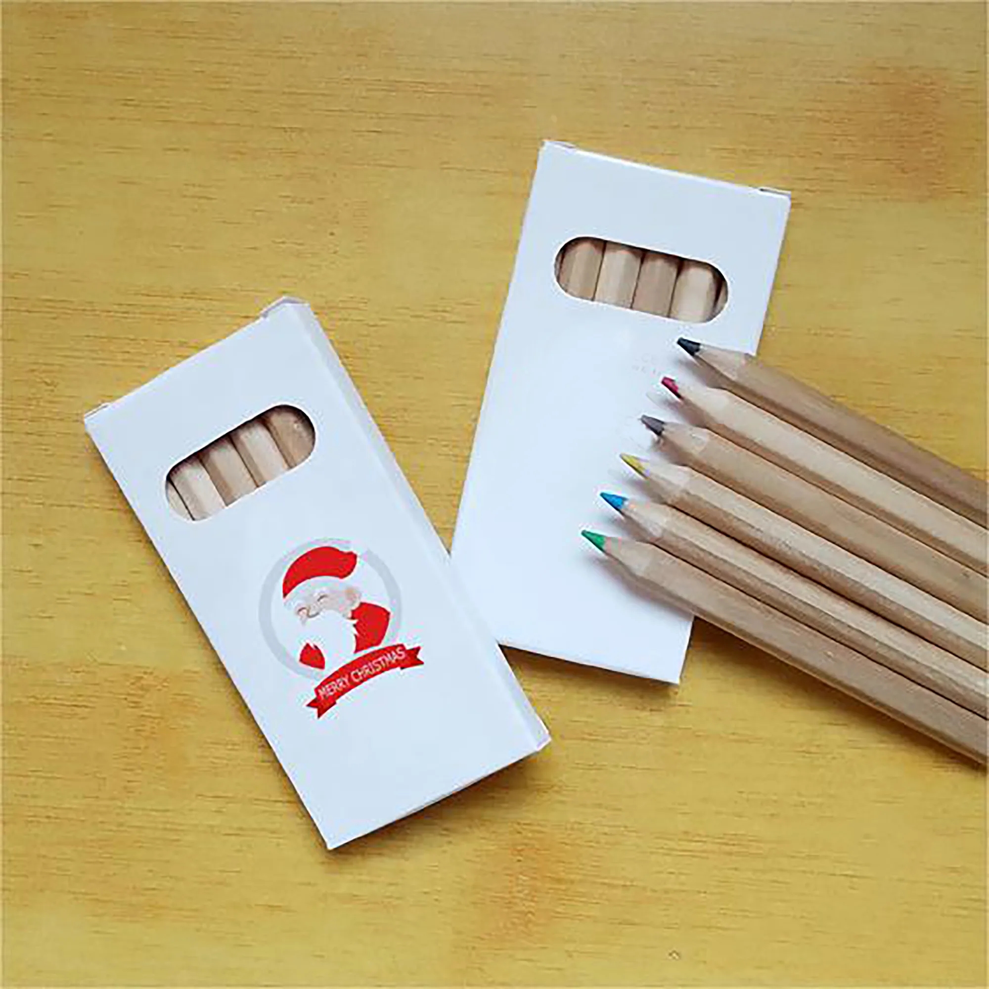 6-Piece Colored Pencil Kraft Paper Box Set MOQ50pcs 2