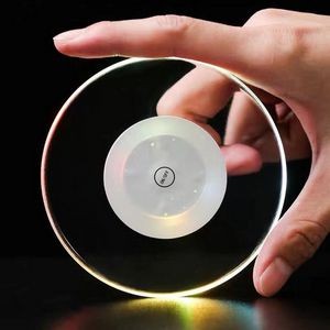 Led Luminous Round Coaster Cup Mat 3